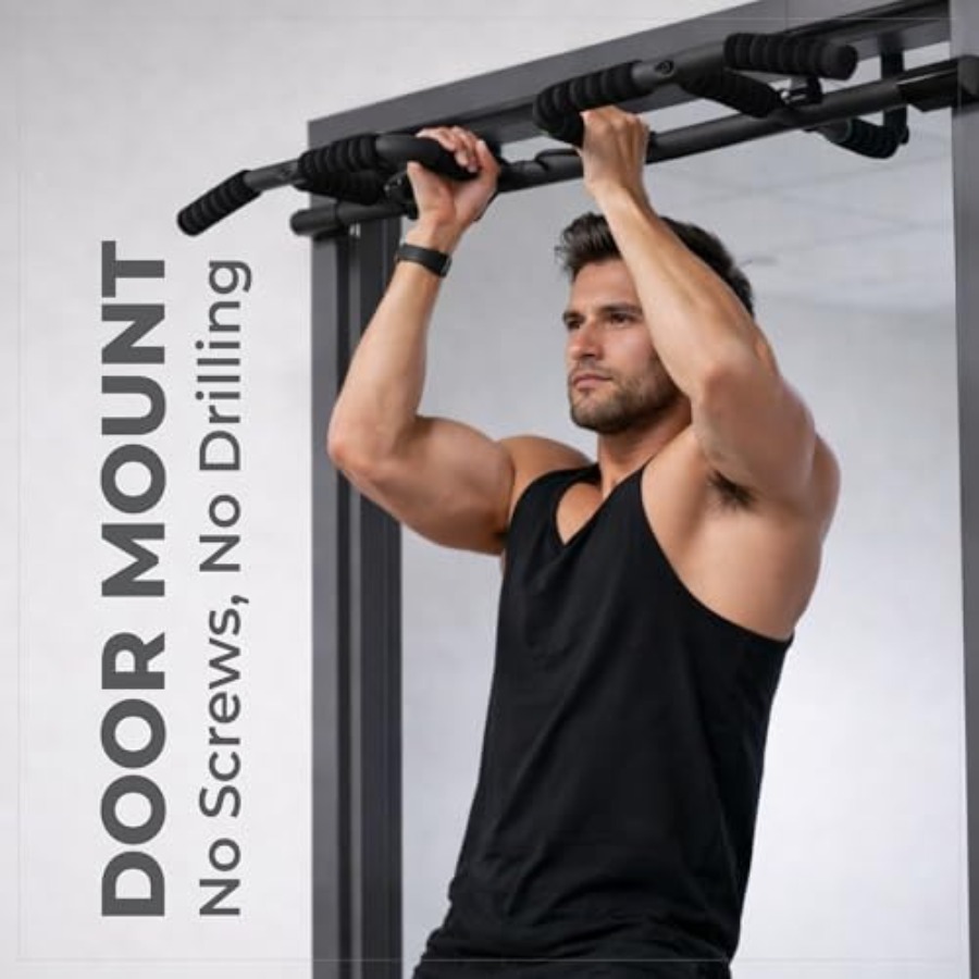 Doorway Pull Up Bar Set with S - Pull Up Bar ulasan dan harga