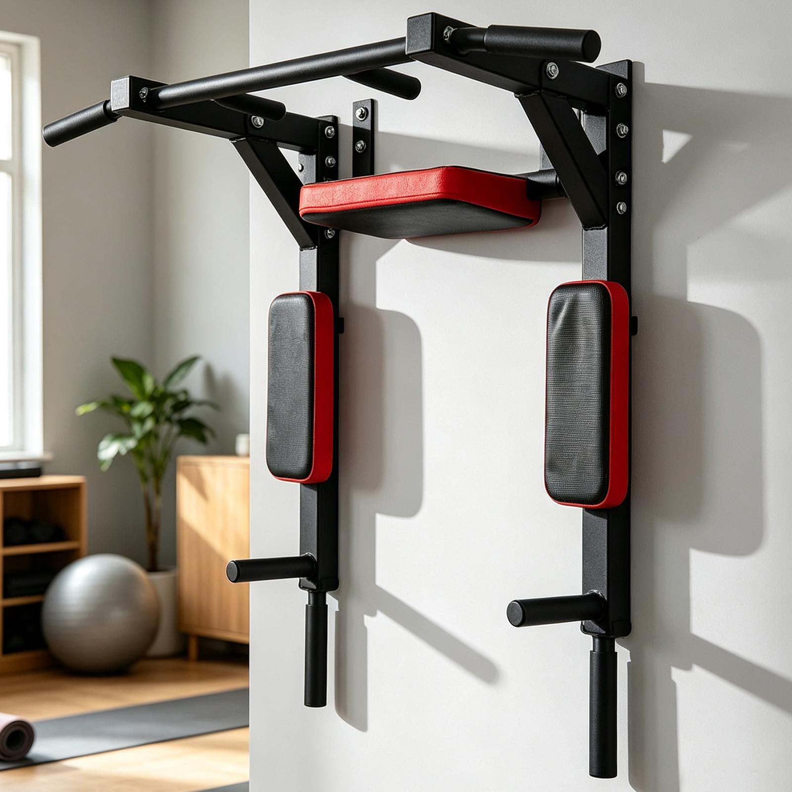 Wall-Mounted Pull-up Bar Fitne - Pull Up Bar ulasan dan harga